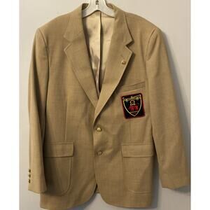 Vintage Roger’s Aristocrat Rutgers University Women’s Linen Blazer Made In USA